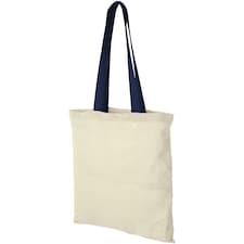 Bullet Nevada Cotton Tote - Natural/Navy - One Size Brown