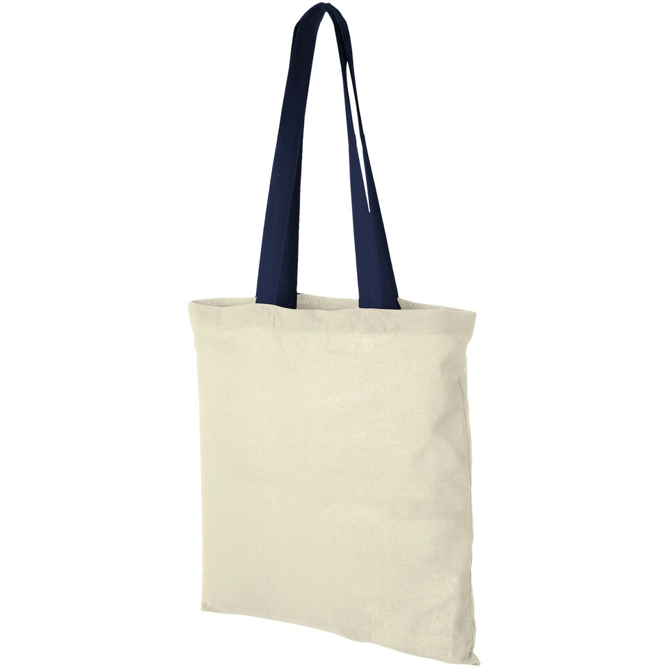 Bullet Nevada Cotton Tote - Natural/Navy - One Size Brown