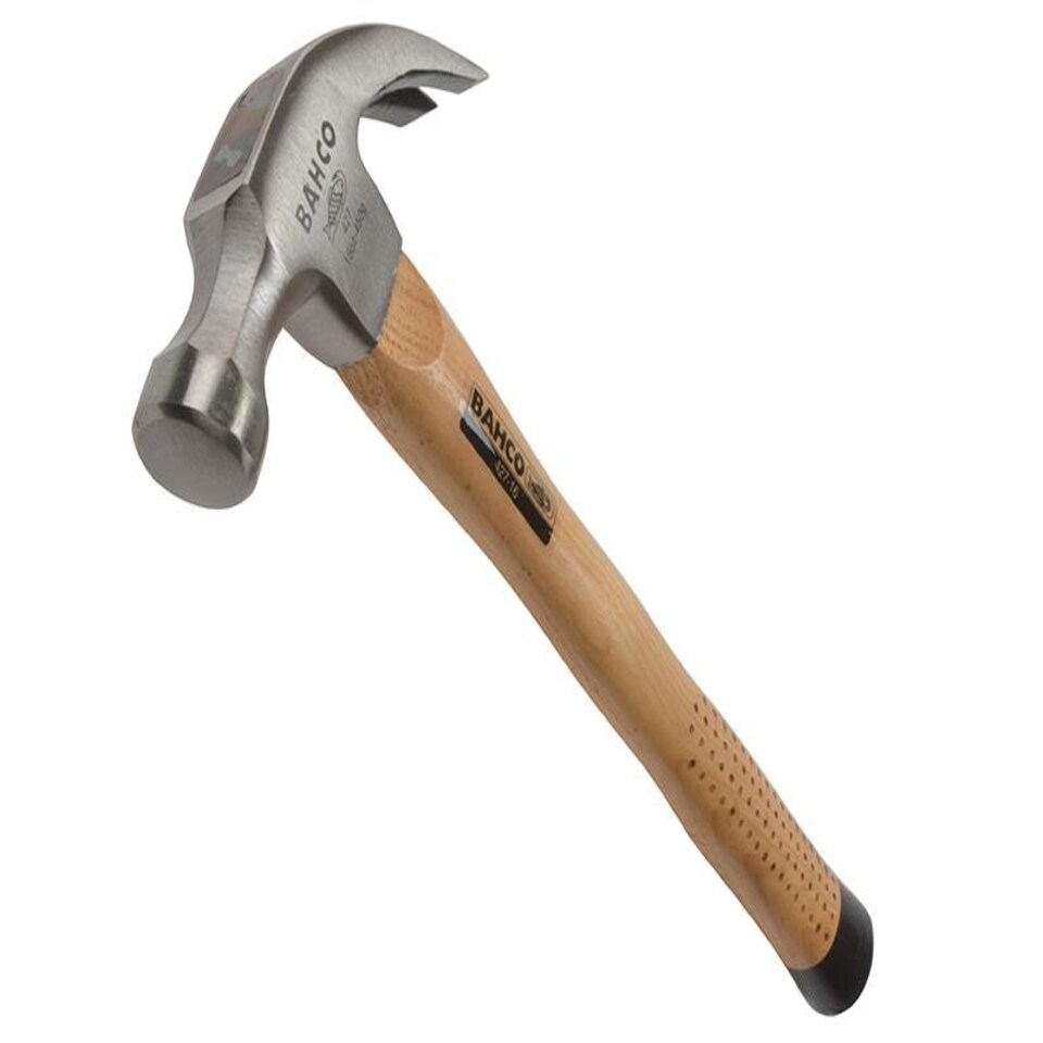 Bahco Claw Hammer Hickory Shaft 450G (16Oz)