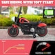 image 7 of COSTWAY 6V Kids Off-Road Motorcycle Electric Powered Red