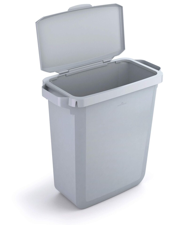 image 1 of Durable 60L Hinged Bin Lid ECO Grey | Recycling Bin Lid | DURABIN | Grey