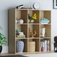 image 1 of Vida Designs Durham 3x3 Cube Storage Bookcase Display Unit, Oak