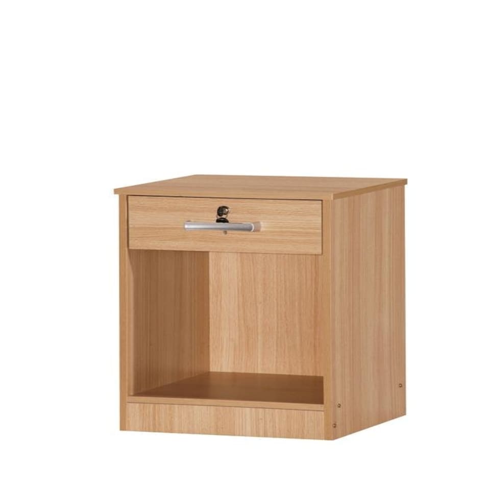 image 1 of Oak Effect Bedside Table