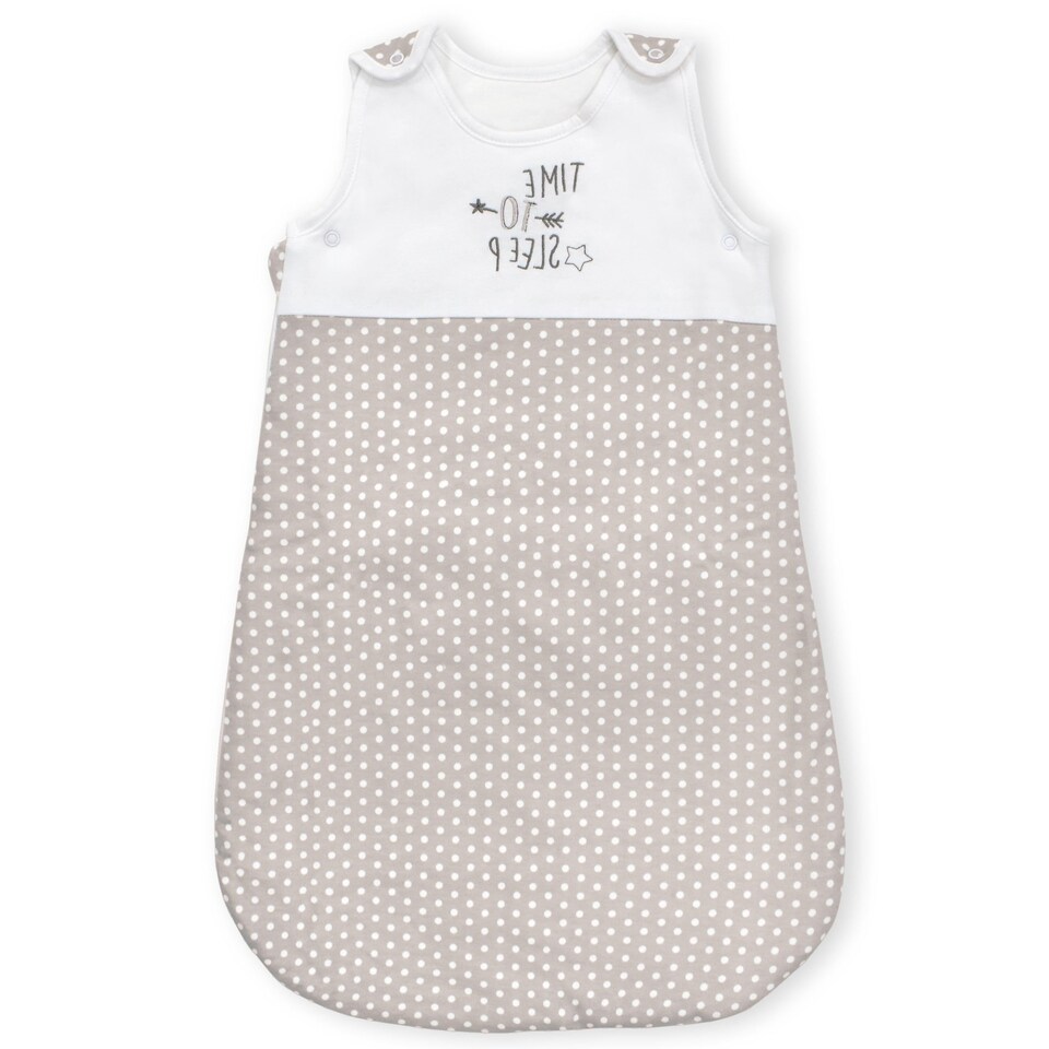 image 1 of My Little World Time To Sleep Polka Dot Baby Sleeping Bag