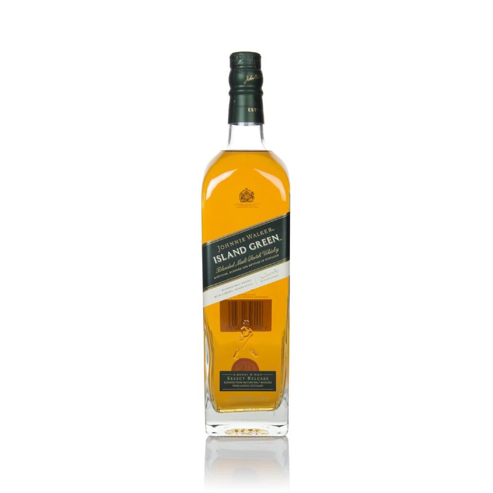 image 1 of Johnnie Walker - Island Green Blended Scotch Whisky (1 Litre) | Multi | New | Layers of ripe fruit, toffee, vanilla and gentle spice intertwine with coastal smoke | 1