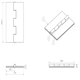 image 4 of Double Pressed Steel Butt Hinge Heavy Duty Industrial 72x101mm Silver