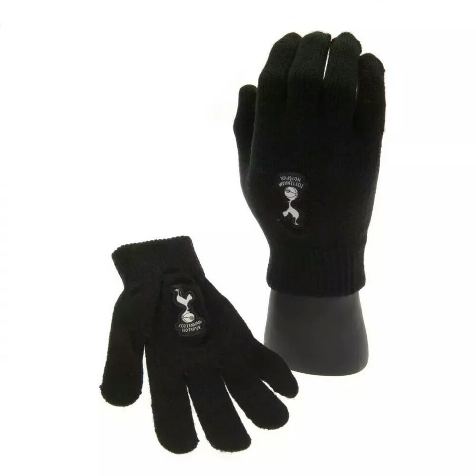 image 1 of Tottenham FC Knitted Gloves Black