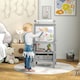image 2 of AIYAPLAY Art Easel for Kids with Paper Roll, 3 in 1 Kids Easel Double-Sided Magnetic Whiteboard and Chalkboard with Storage Baskets, for Children 3-6 Years 