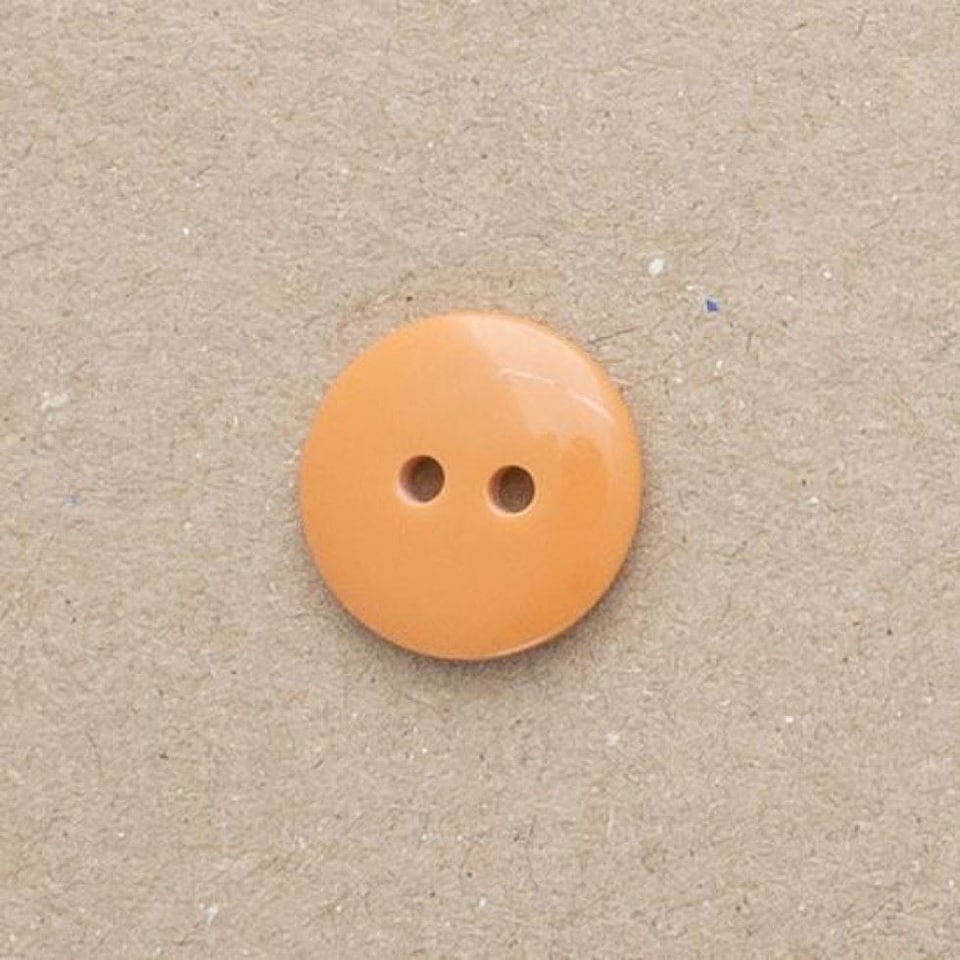 Minerva Pumpkin Round Plastic Buttons for Dressmaking - 18mm - per value pack of 100