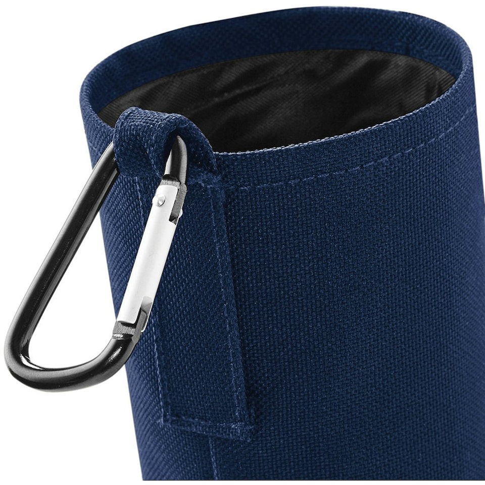 image 1 of Quadra Water Bottle And Fabric Sleeve Holder - French Navy - One Size