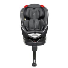 Radial Group 0+/1/2 Car Seat, Suitable from Birth to 25kg (Approx. 7 Years), 360 Degree Rotating Design, Easy Access & Integrated ISOFIX Base (Grey/Black) | Black