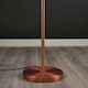 image 2 of ValueLights Copper Uplighter Floor Lamp Bowl Shaped Shade Copper