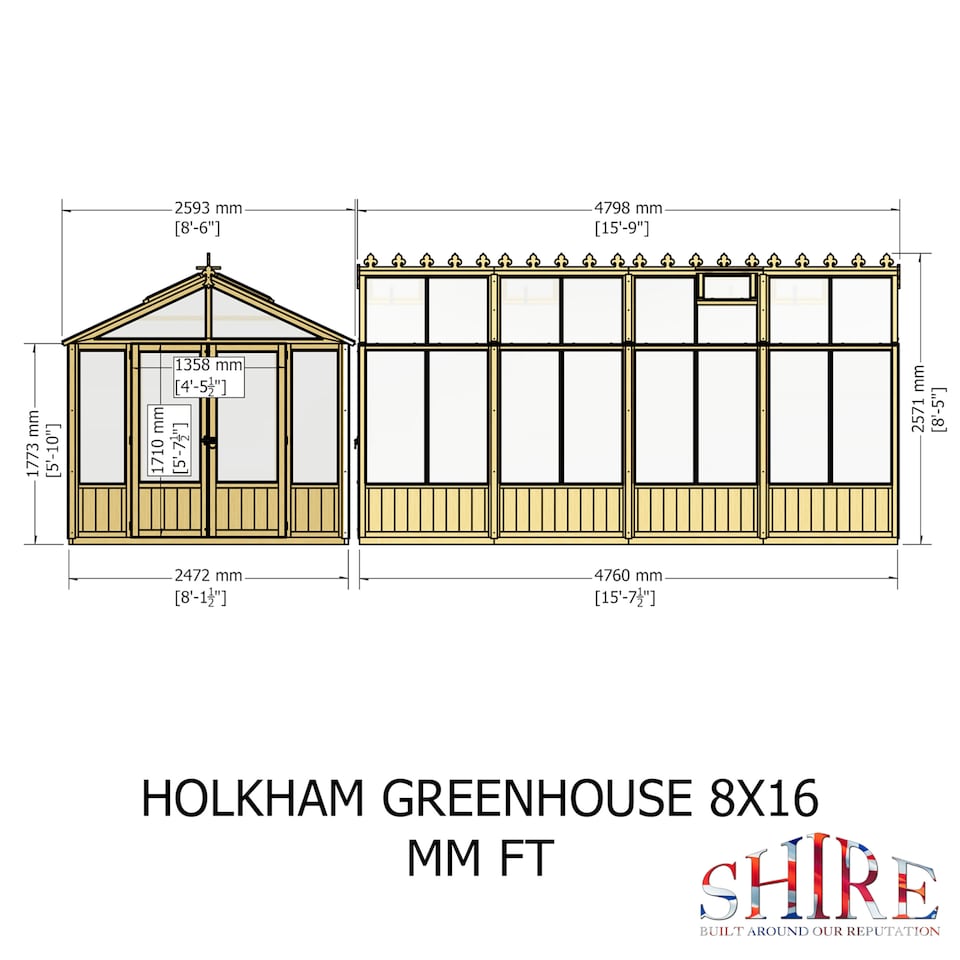 image 1 of Holkham 8x16