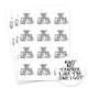 image 1 of Ain't No Teacher Like the One I Got Round Stickers 60mm - Sheet of 12