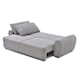 image 4 of Freya 3 Seater Corduroy Sofa Bed | Grey | Light Grey | Three Seater