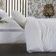 image 4 of Everyday Comfort 200 Thread Count Cotton Duvet Cover Set Silver | Double