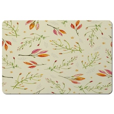 Green Branches on Light Background (Placemat)