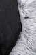 image 6 of Living and Home Calming Round Donut Plush Dog Cuddler Bed | Multi | Grey White | M