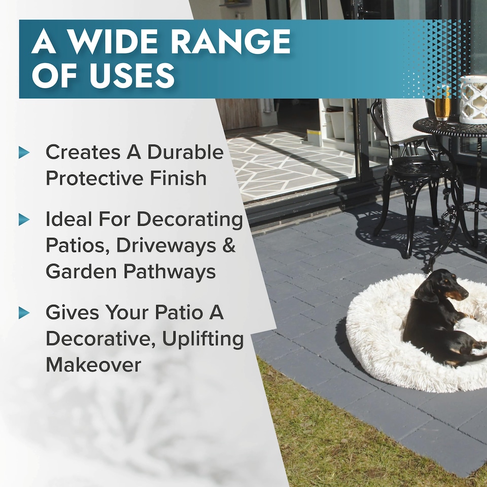 image 1 of Polar Patio Paint Durable Outdoor Floor Paint for Concrete | Grey | Light Grey | 5 litre