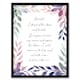 image 1 of Behold Stand At Door Knock Violet Revelations Bible Quote Black Framed Wall Art Print A8