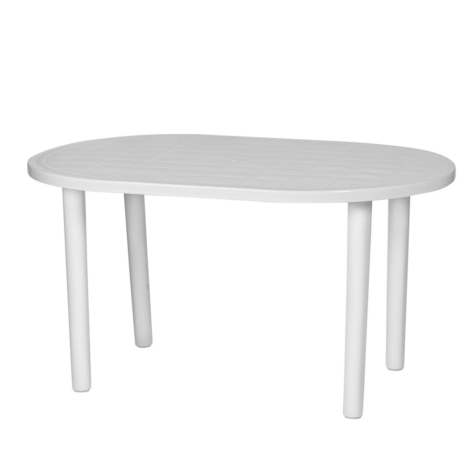 image 1 of Resol Gala 4 Seater Garden Dining Table - White | White | White