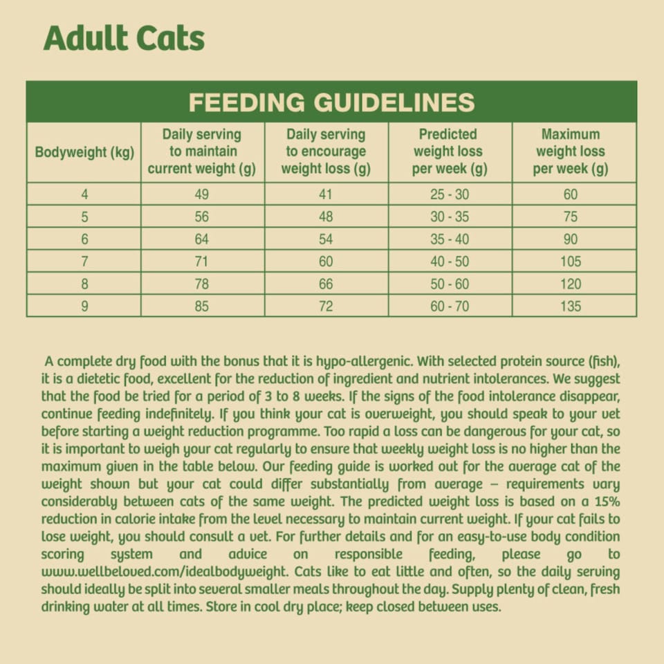 image 1 of James Wellbeloved Ocean Fish & Rice Light Adult Cat Food 1.5KG