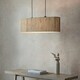 image 2 of Longshore Bar Pendant Ceiling Lamp, Natural Seagrass, Matt Black
