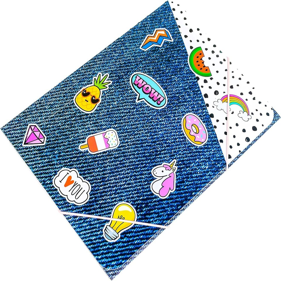 image 1 of Pin Badge Wizard A4 Elasticated Folder