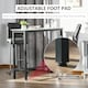 image 5 of HOMCOM Bar Table Coffee Table with Adjustable Footpads for Breakfast Dining
