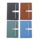 image 2 of Single B5 96 Sheets Ruled PU Leather Hardcover Notebook with Button Closure