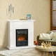 image 6 of HOMCOM 1000W/2000W Electric Fire & Mantelpiece w/ LED Flames Remote Timer