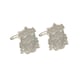 image 1 of Liverpool FC Silver Plated Crest Cufflinks - Silver - One Size (UTTA2514)