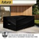 image 9 of Futura Rectangular 125x63x74cm Waterproof Garden Furniture Cover 600D | Black | Black | 125x63x74cm | 1