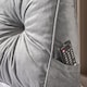 image 3 of OHS Plain Headboard Bed Wedge Pillow Lumbar Backrest Support Cushion | Grey