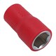 image 5 of 18mm 1/2in drive VDE Insulated Shallow Metric Socket 6 Sided Single Hex 1000 V