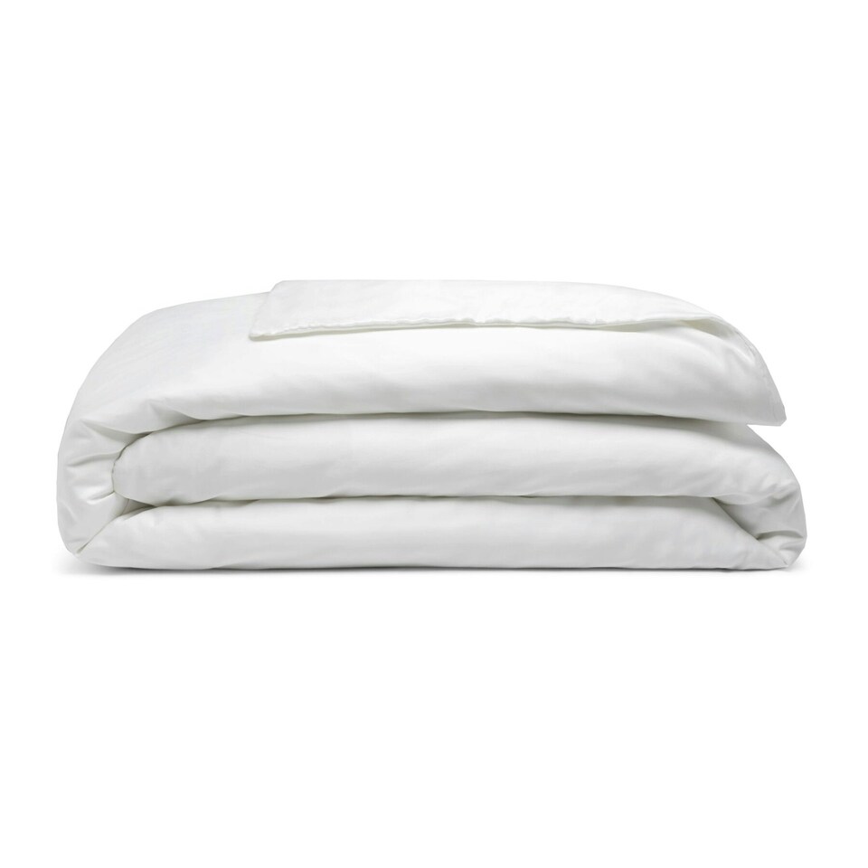 image 1 of Belledorm Pima Cotton 450 Thread Count Duvet Cover - White - Single