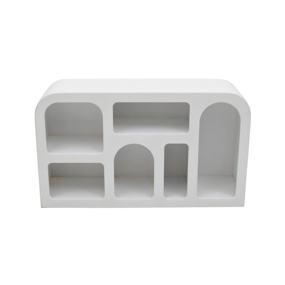 image 1 of Geo Geometric Medium Sideboard/Display Cabinet - L38 x W130 x H75 cm - Brown