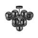 image 3 of CGC BUBBLE Chrome & Smoked Glass Ceiling Pendant Chrome