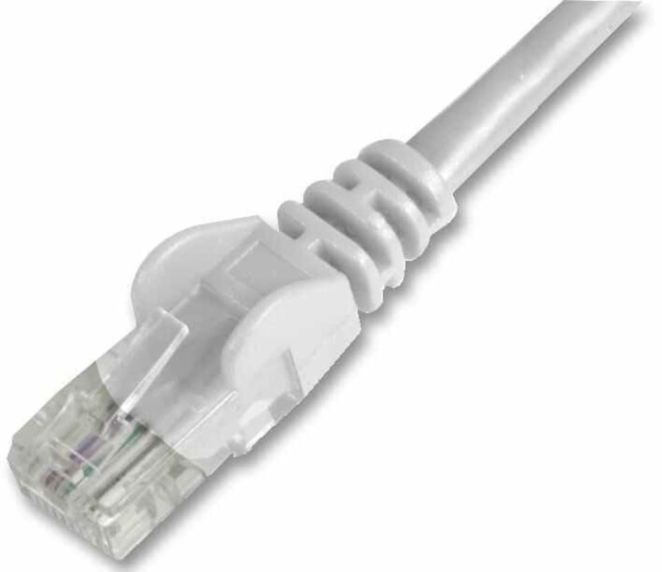 PRO SIGNAL - 15m White Cat5e Snagless UTP Ethernet Patch Lead