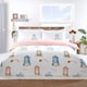 image 1 of Padstow Polyester Duvet Cover Set with Pillowcase Multi | Double