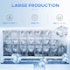 image 3 of HOMCOM Commercial Ice Maker with 4kg Ice Storage for Home Restaurant | Silver