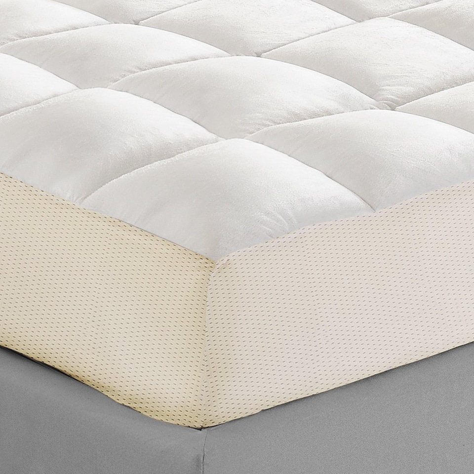 image 1 of Sweet Dreams Luxury Plush Velvet Mattress Protector
