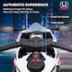 image 4 of HOMCOM Honda Licensed 6V Kids Electric Motorbike Ride On Car for 3-5 Years White
