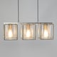 image 3 of BHS Hardy 3 Light Diner Pendant, Nickel Grey | Nickel