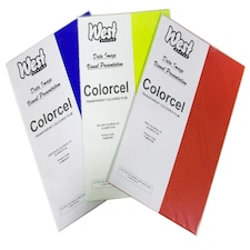 Colorcel - A4 Tinted Film, 25 Sheets, 190µm, Red