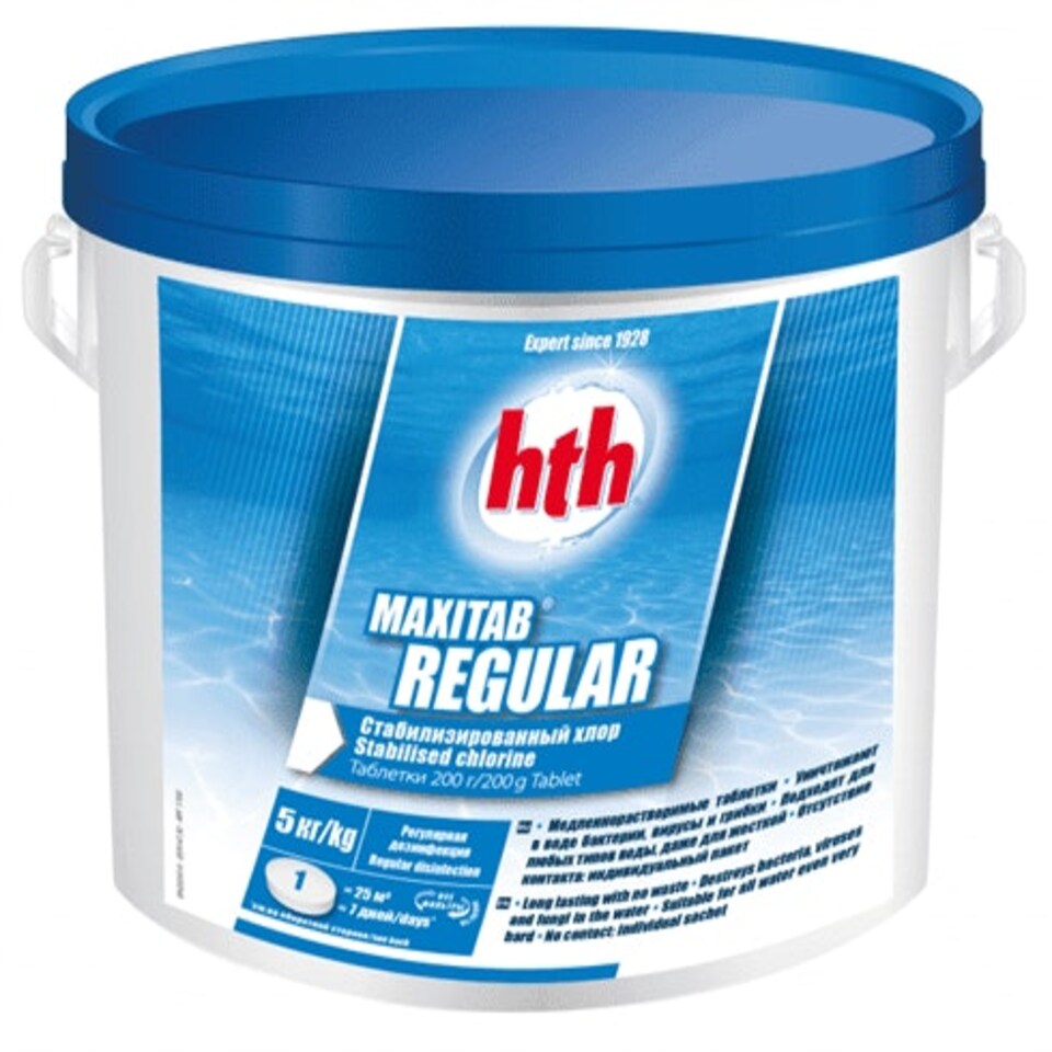 HTHT054 hth Maxitab 200G Regular 5kg 4 per pack