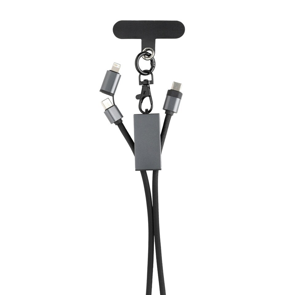 image 1 of XD Xclusive Terra Recycled PET Charging Cable - Grey - One Size