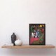image 2 of Paul Klee Framed Wall Art Print Villa R Cubist Cityscape Painting Home Décor