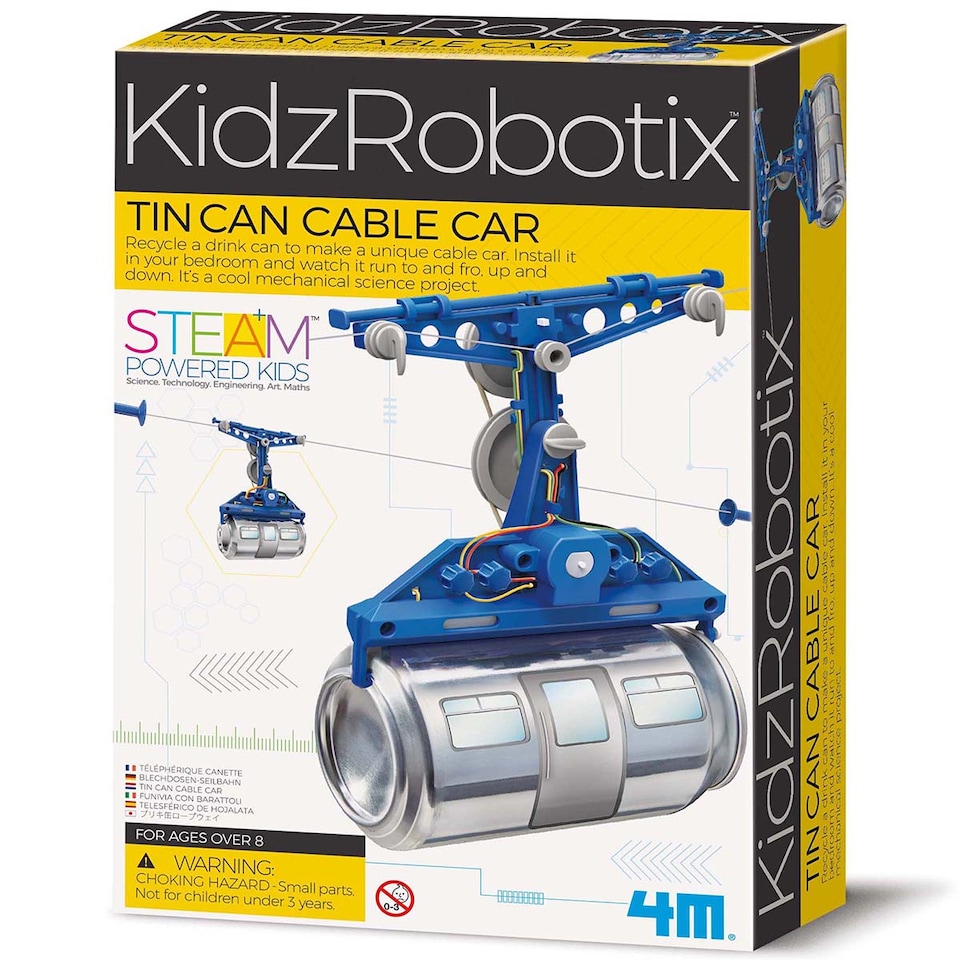 image 1 of KidzRobotix - Tin Can Cable Car