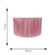 image 3 of ValueLights Jess Blush Pink Fabric Ruched Pleated Small Drum Shade